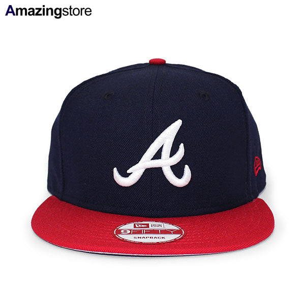 ニューエラ 9FIFTY アトランタ ブレーブス MLB REPLICA HOME SNAPBACK CAP NAVY RED NEW ERA ATLANTA BRAVES