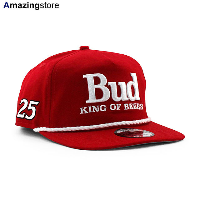 ニューエラ キャップ GOLFER ナスカー BUDWEISER SNAPBACK CAP RED