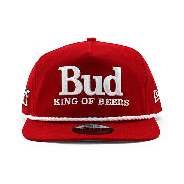ニューエラ キャップ GOLFER ナスカー BUDWEISER SNAPBACK CAP RED