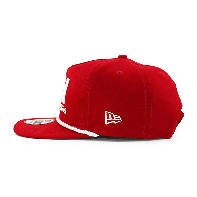 ニューエラ キャップ GOLFER ナスカー BUDWEISER SNAPBACK CAP RED