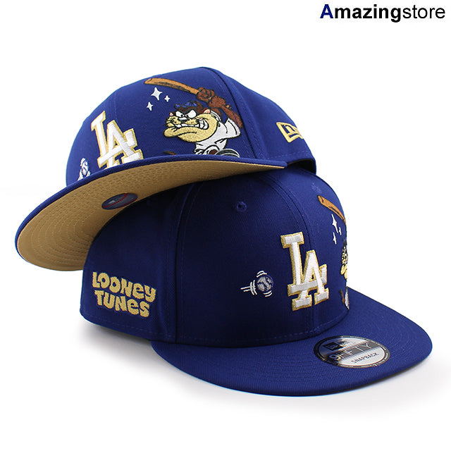 ニューエラ ルーニー テューンズ キャップ 9FIFTY ロサンゼルス ドジャース MLB TASMANIAN DEVIL SWING SNAPBACK CAP ROYAL BLUE