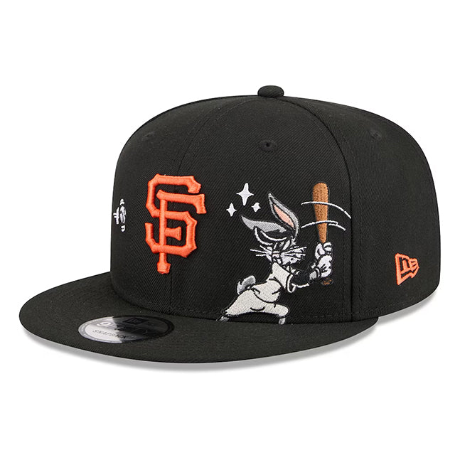 ニューエラ ルーニー テューンズ キャップ 9FIFTY サンフランシスコ ジャイアンツ MLB BUGS BUNNY SWING SNAPBACK CAP BLACK