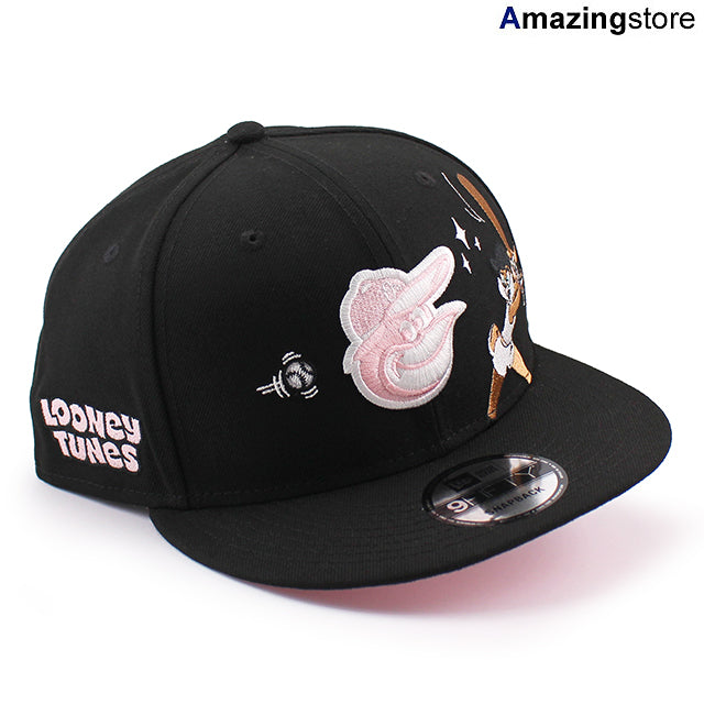 ニューエラ ルーニー テューンズ キャップ 9FIFTY ボルチモア オリオールズ MLB LOLA BUNNY SWING SNAPBACK CAP BLACK