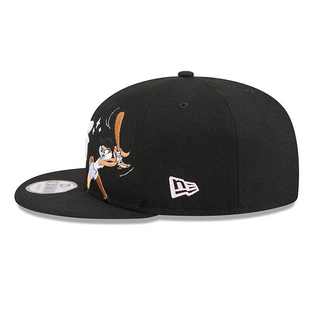 ニューエラ ルーニー テューンズ キャップ 9FIFTY ボルチモア オリオールズ MLB LOLA BUNNY SWING SNAPBACK CAP BLACK
