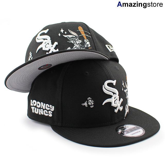ニューエラ ルーニー テューンズ キャップ 9FIFTY シカゴ ホワイトソックス MLB BUGS BUNNY SWING SNAPBACK CAP BLACK