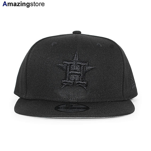 ニューエラ キャップ 9FIFTY ヒューストン アストロズ MLB TEAM BASIC SNAPBACK BLACKOUT