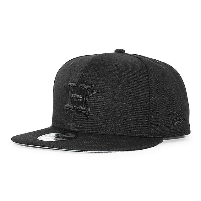 ニューエラ キャップ 9FIFTY ヒューストン アストロズ MLB TEAM BASIC SNAPBACK BLACKOUT
