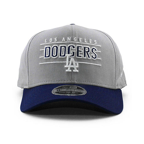 ニューエラ キャップ 9FIFTY ロサンゼルス ドジャース MLB WORDMARK STRETCH SNAPBACK CAP GREY