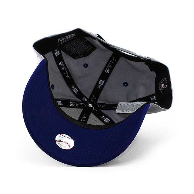 ニューエラ キャップ 9FIFTY ロサンゼルス ドジャース MLB WORDMARK STRETCH SNAPBACK CAP GREY