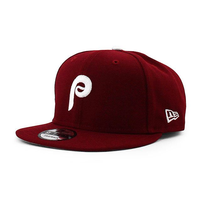 ニューエラ キャップ 9FIFTY フィラデルフィア フィリーズ MLB TEAM BASIC SNAPBACK CAP MAROON