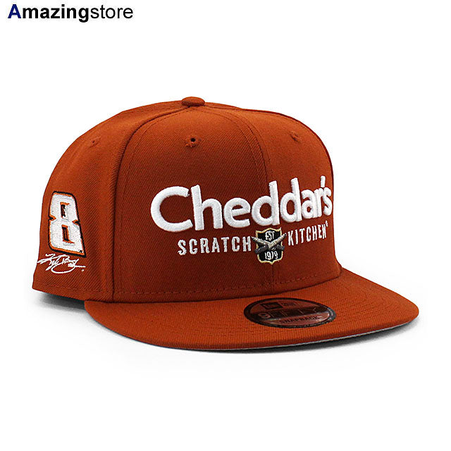 ニューエラ キャップ 9FIFTY ナスカー カイル ブッシュ Cheddar's SNAPBACK CAP ORANGE