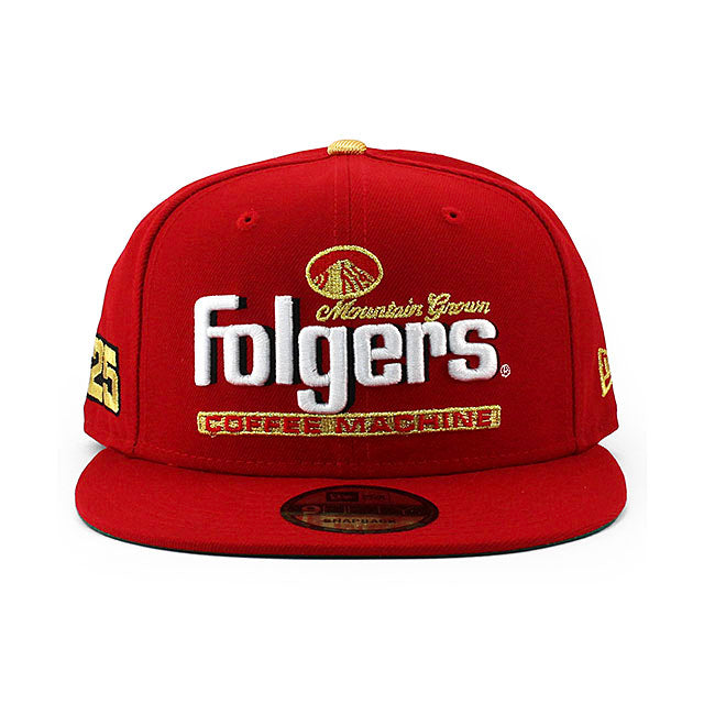 ニューエラ キャップ 9FIFTY ナスカー ティム リッチモンド FOLGERS SNAPBACK CAP RED