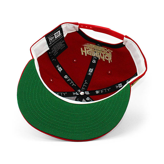 ニューエラ キャップ 9FIFTY ナスカー ティム リッチモンド FOLGERS SNAPBACK CAP RED