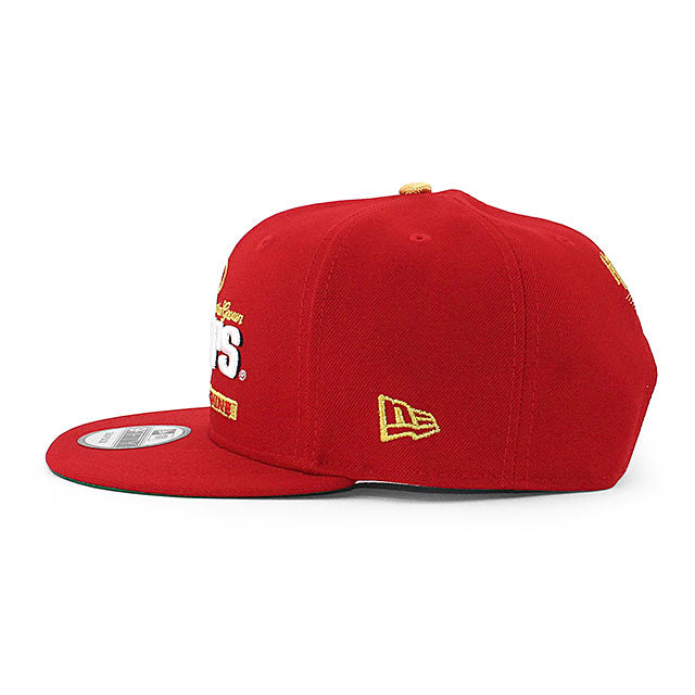 ニューエラ キャップ 9FIFTY ナスカー ティム リッチモンド FOLGERS SNAPBACK CAP RED