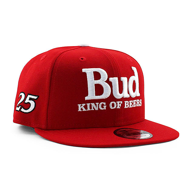ニューエラ キャップ 9FIFTY ナスカー BUDWEISER SNAPBACK SNAPBACK CAP RED