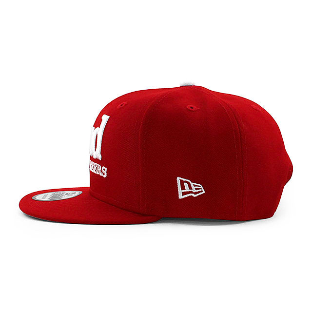 ニューエラ キャップ 9FIFTY ナスカー BUDWEISER SNAPBACK SNAPBACK CAP RED