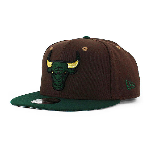 ニューエラ キャップ 9FIFTY シカゴ ブルズ NBA TEAM BASIC SNAPBACK CAP BROWN