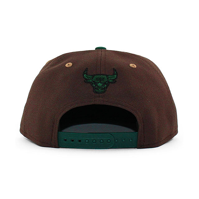ニューエラ キャップ 9FIFTY シカゴ ブルズ NBA TEAM BASIC SNAPBACK CAP BROWN