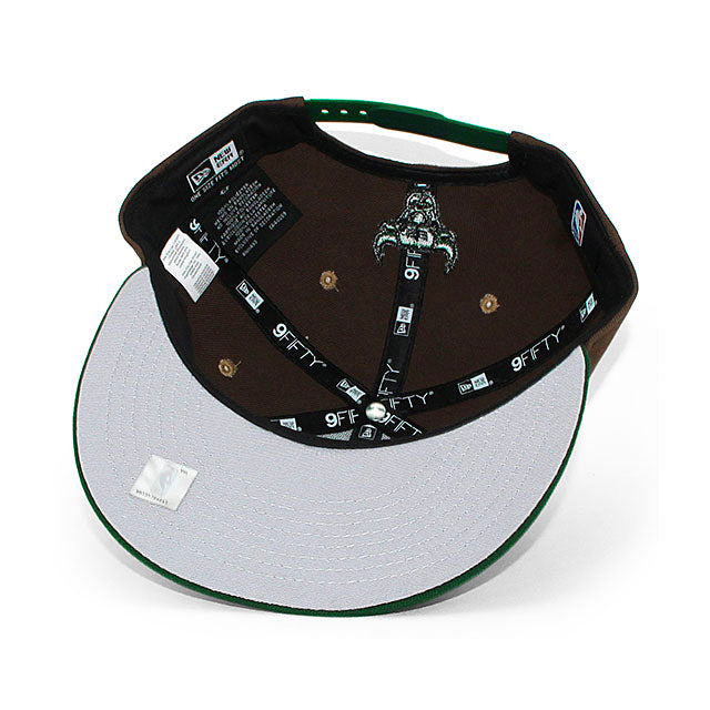 ニューエラ キャップ 9FIFTY シカゴ ブルズ NBA TEAM BASIC SNAPBACK CAP BROWN