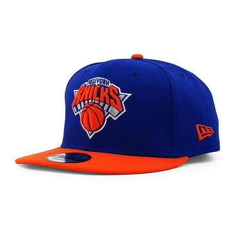 ニューエラ キャップ 9FIFTY ニューヨーク ニックス NBA TEAM-BASIC SNAPBACK CAP BLUE ORANGE NEW ERA NEW YORK KNICKS