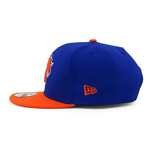 ニューエラ キャップ 9FIFTY ニューヨーク ニックス NBA TEAM BASIC SNAPBACK CAP BLUE ORANGE