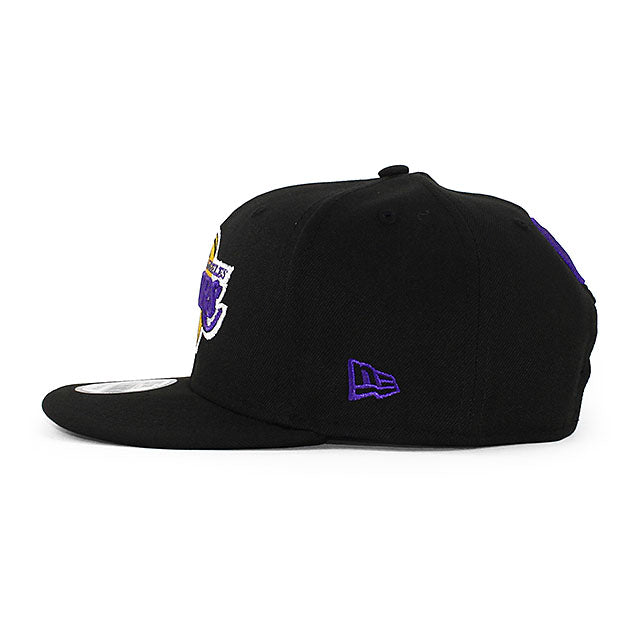 ニューエラ キャップ 9FIFTY ロサンゼルス レイカーズ NBA TEAM BASIC SNAPBACK CAP BLACK