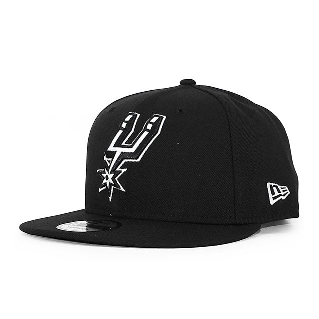 ニューエラ キャップ 9FIFTY サンアントニオ スパーズ NBA TEAM BASIC SNAPBACK CAP BLACK
