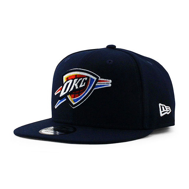 ニューエラ キャップ 9FIFTY スナップバック オクラホマシティ サンダー NBA TEAM BASIC SNAPBACK CAP NAVY