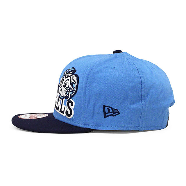 ニューエラ 9FIFTY ノースカロライナ ターヒールズ NCAA STOKED SNAPBACK CAP LT BLUE-NAVY