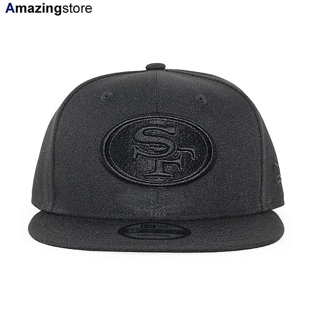 ニューエラ キャップ 9FIFTY サンフランシスコ 49ERS NFL TEAM BASIC SNAPBACK CAP BLACKOUT