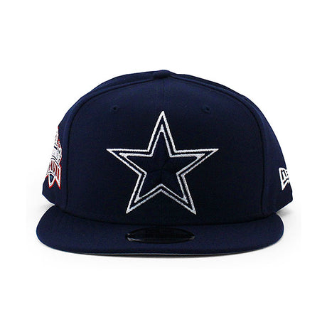 ニューエラ キャップ 9FIFTY ダラス カウボーイズ NFL SUPER BOWL XXVII SNAPBACK CAP NAVY