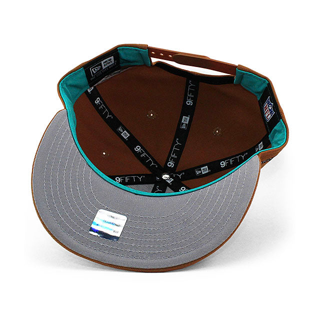ニューエラ キャップ 9FIFTY マイアミ ドルフィンズ NFL SUPER BOWL VIII SNAPBACK CAP TAN