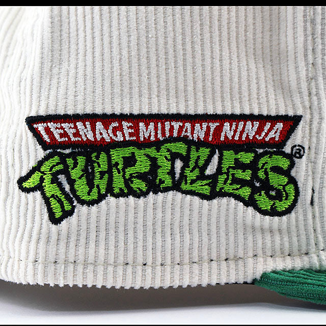 ニューエラ キャップ 9FIFTY ティーンエイジ ミュータント ニンジャ タートルズ FACES CORDUROY SNAPBACK CAP CREAM