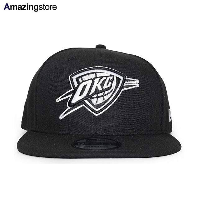 ニューエラ キャップ 9FIFTY オクラホマシティ サンダー NBA TEAM BASIC SNAPBACK CAP BLACK