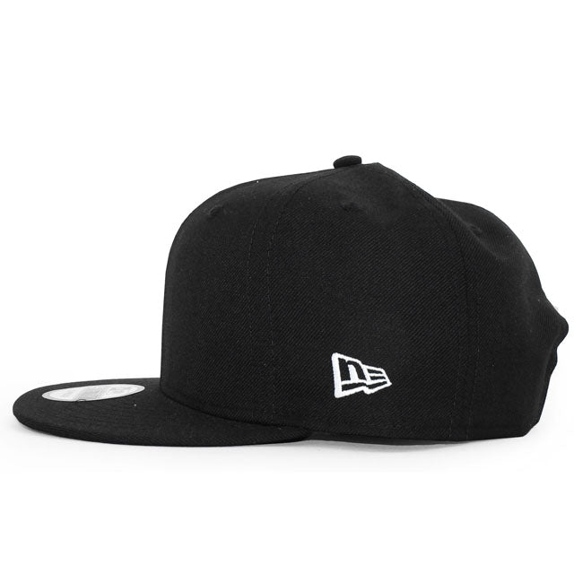 ニューエラ キャップ 9FIFTY BLANK SNAPBACK CAP BLACK WHITE FLAG