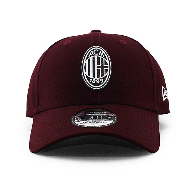 ニューエラ キャップ 9FORTY ACミラン SERIA A STRAPBACK CAP MAROON