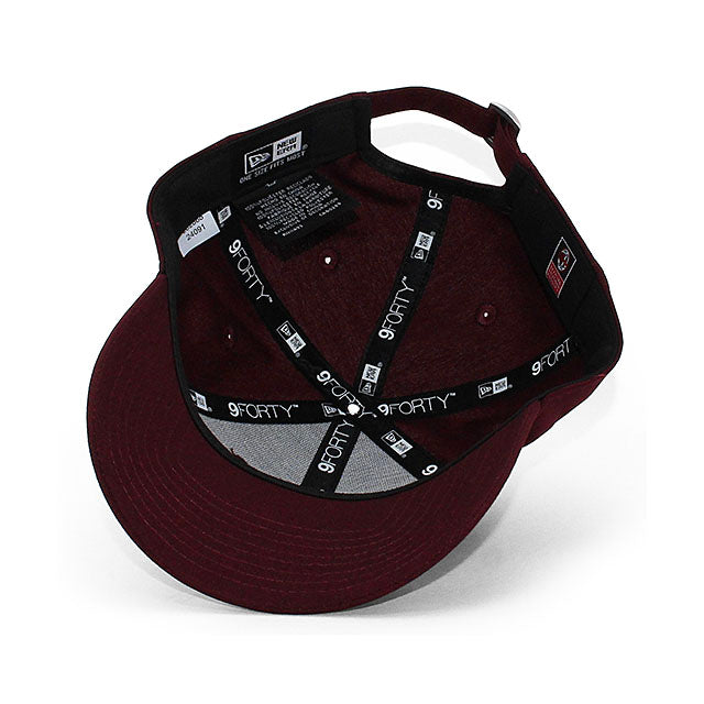 ニューエラ キャップ 9FORTY ACミラン SERIA A STRAPBACK CAP MAROON