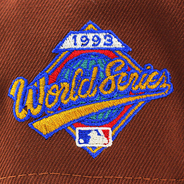 ニューエラ キャップ 9FORTY トロント ブルージェイズ MLB 1993 WORLD SERIES GREY BOTTOM A-FRAME SNAPBACK CAP BROWN NEW ERA TORONTO BLUE JAYS