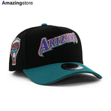 ニューエラ キャップ 9FORTY アリゾナ ダイヤモンドバックス MLB 1998 INAUGURAL SEASON GREY BOTTOM A-FRAME SNAPBACK CAP BLACK