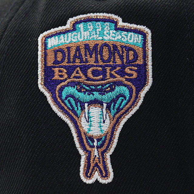 ニューエラ キャップ 9FORTY アリゾナ ダイヤモンドバックス MLB 1998 INAUGURAL SEASON GREY BOTTOM A-FRAME SNAPBACK CAP BLACK