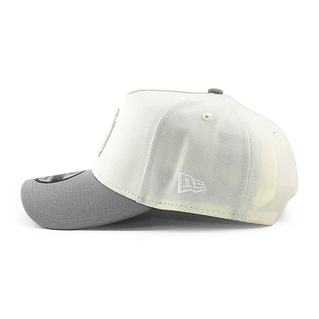 ニューエラ キャップ 9FORTY ニューヨーク ヤンキース MLB 1999 WORLD SERIES GREY BOTTOM A-FRAME SNAPBACK CAP CREAM