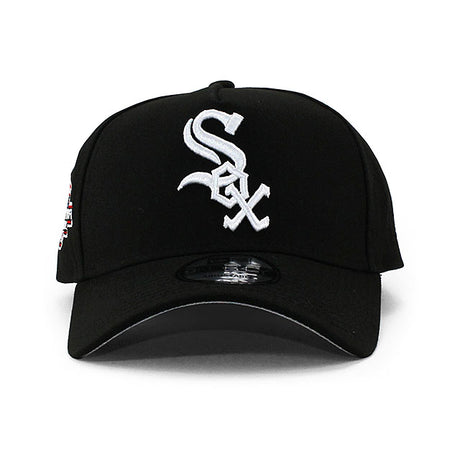 EU限定 ニューエラ キャップ 9FORTY シカゴ ホワイトソックス MLB 2003 ALL STAR GAME GREY BOTTOM A-FRAME SNAPBACK CAP BLACK