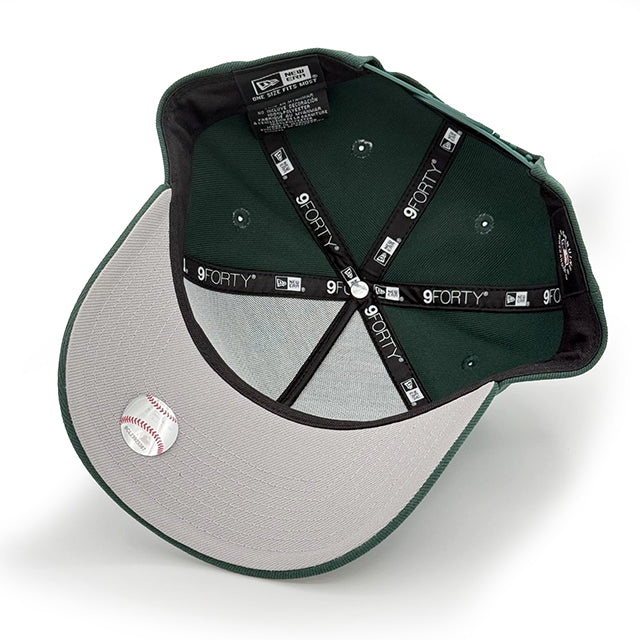 ニューエラ キャップ 9FORTY スナップバック ロサンゼルス ドジャース MLB A-FRAME SNAPBACK CAP DARK GREEN
