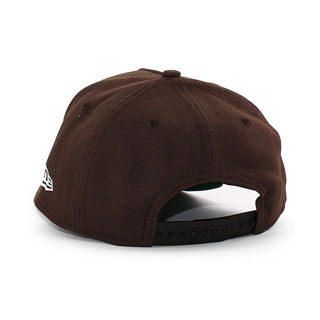 ニューエラ キャップ 9FORTY ニューヨーク ヤンキース MLB 1951 WORLD SERIES KELLY GREEN BOTTOM A-FRAME SNAPBACK CAP BROWN