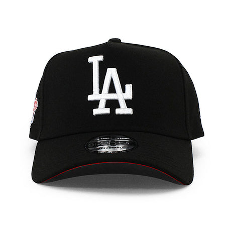 ニューエラ キャップ 9FORTY ロサンゼルス ドジャース MLB 1988 WORLD SERIES RED BOTTOM A-FRAME SNAPBACK CAP BLACK