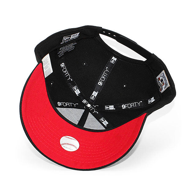 ニューエラ キャップ 9FORTY ロサンゼルス ドジャース MLB 1988 WORLD SERIES RED BOTTOM A-FRAME SNAPBACK CAP BLACK