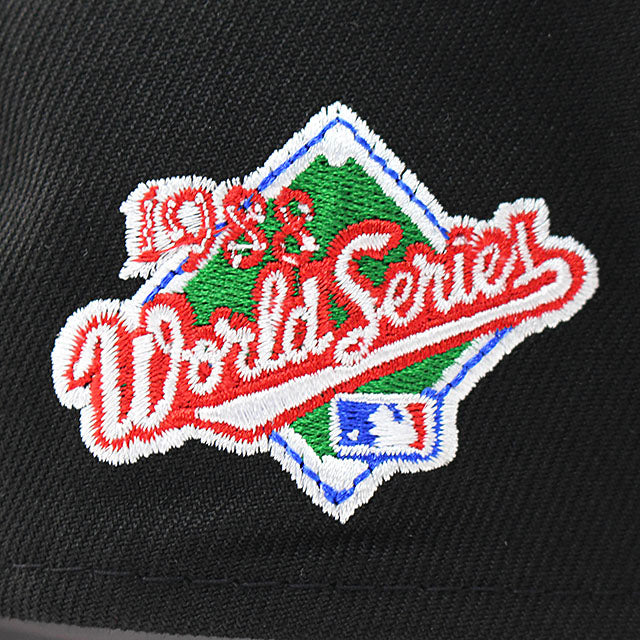 ニューエラ キャップ 9FORTY ロサンゼルス ドジャース MLB 1988 WORLD SERIES RED BOTTOM A-FRAME SNAPBACK CAP BLACK