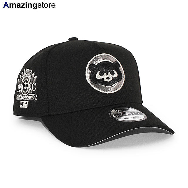 ニューエラ キャップ 9FORTY シカゴ カブス MLB 1990 ALL STAR GREY BOTTOM A-FRAME SNAPBACK CAP BLACK