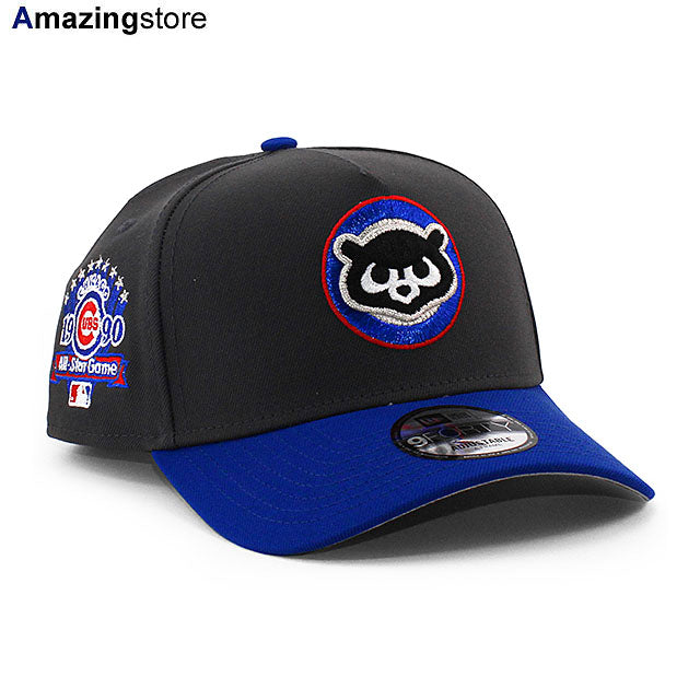ニューエラ キャップ 9FORTY シカゴ カブス MLB 1990 ALL STAR GREY BOTTOM A-FRAME SNAPBACK CAP GRAPHITE