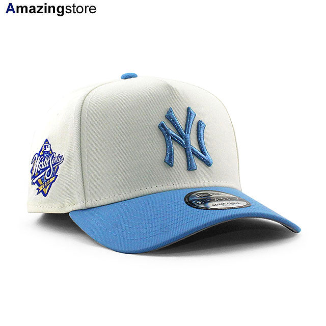 ニューエラ キャップ 9FORTY ニューヨーク ヤンキース MLB 1998 WORLD SERIES GREY BOTTOM A-FRAME SNAPBACK CAP CREAM